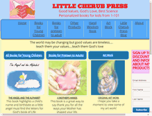 Tablet Screenshot of littlecherubpress.com